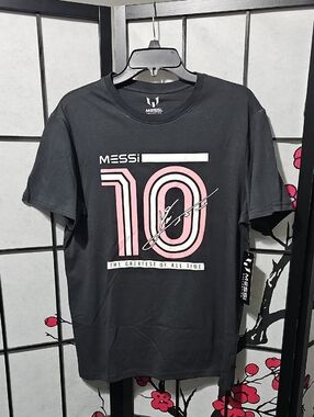 Messi‎ Collection Black Pink T-shirt Size Medium New